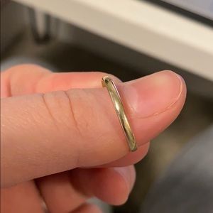 Solid 10K gold band